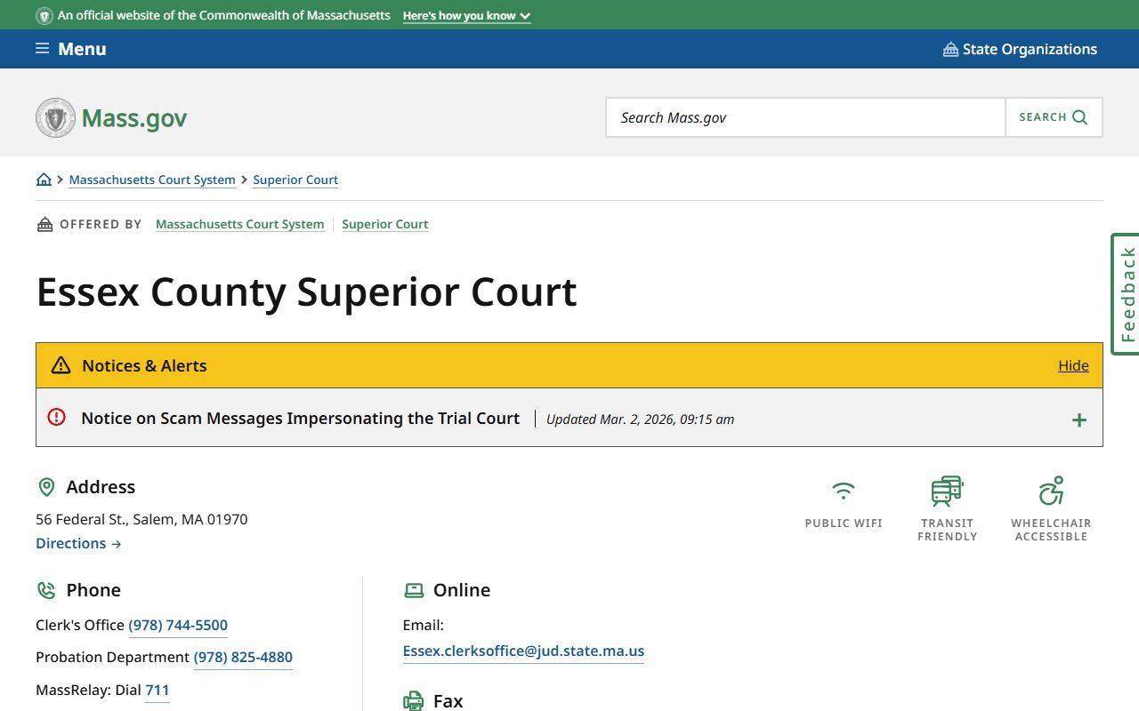 Essex Superior Court - Haverhill Civil Court Records