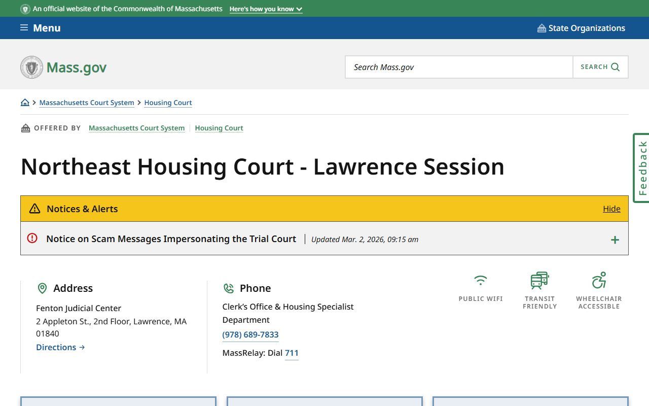 Northeast Housing Court Lawrence - Lawrence civil court records