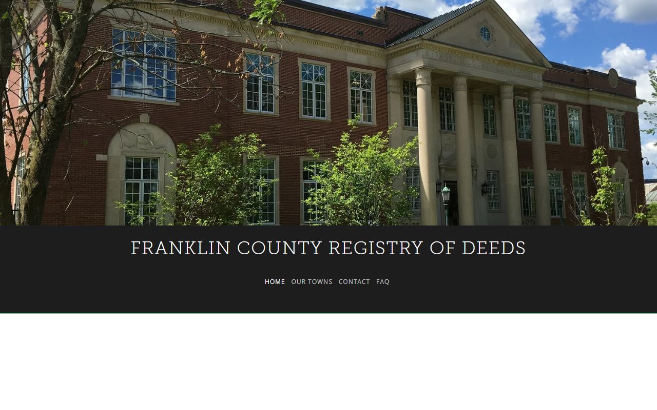 Franklin County Registry of Deeds civil court records