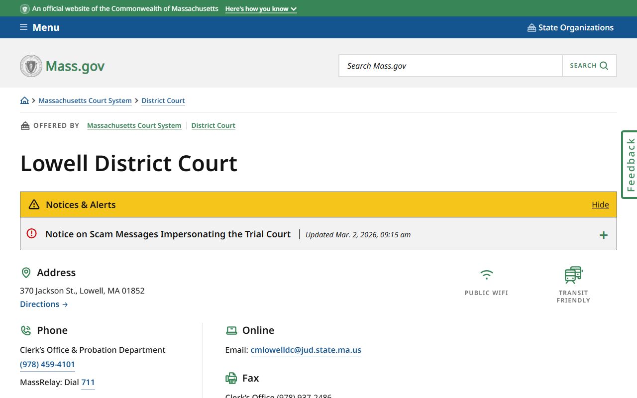 middlesex county lowell district court civil court records